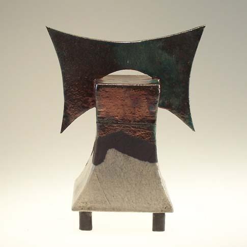 Box with Lid, Raku Moon Design