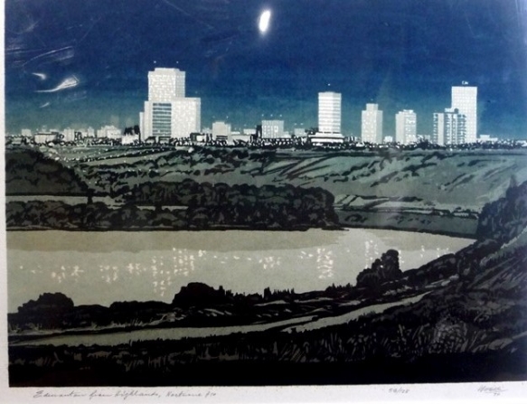 Edmonton From Highlands Nocturne no. 10 58/125